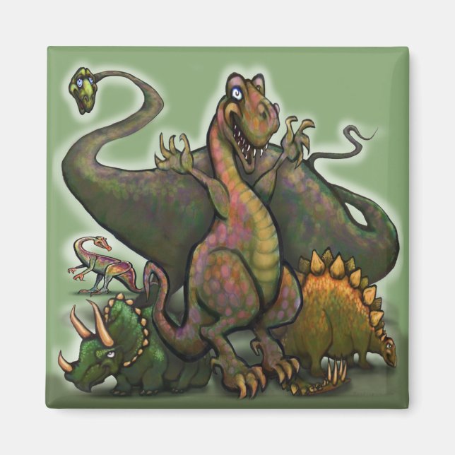 Imán Dinosaurios (Frente)