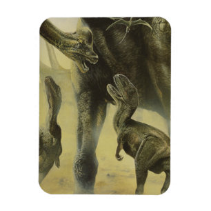 Imán Dinosaurios antiguos, Torvosaurus y Brachiosaurus