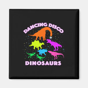 Imán Dinosaurios Bailando Disco Demuestran Ser Un Profe