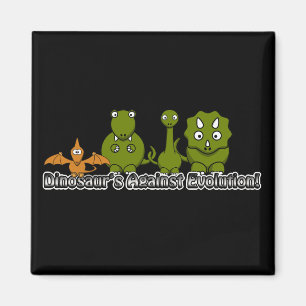 Imán Dinosaurios contra la evolución
