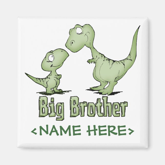 Imán Dinosaurios Gran Hermano (Frente)