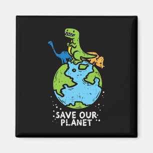 Imán Dinosaurios Salvan A Nuestros Niños Del Planeta Cu