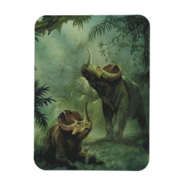 Imán Dinosaurios vintage, Centrosaurus en la jungla