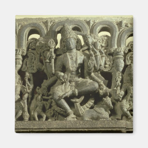 Imán Dintel que representa la trinidad: Siva, Brahma y