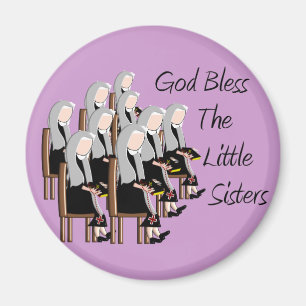 Imán Dios bendice a las pequeñas hermanas