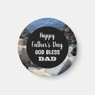 Imán Dios bendiga a papá Feliz Día del Padre Rocky Seas