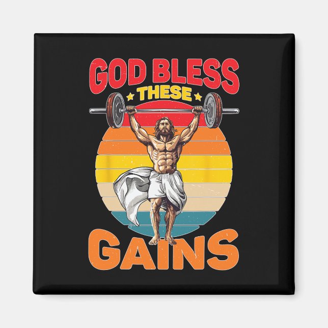 Imán Dios bendiga estos beneficios, construcción muscul (Frente)