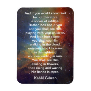 Imán Dios de Kahlil Gibran