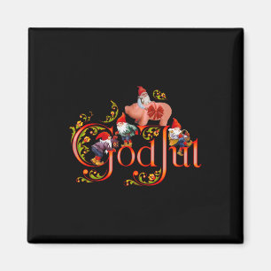 Imán Dios de la Navidad escandinavo Jul Cerdo de Mazapá