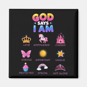Imán Dios dice que soy princesa linda Jesús adolescente