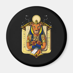 Imán Dios egipcio Bastet de Sekhmet de la leona de la