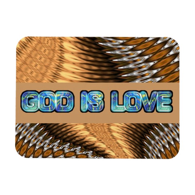 Imán Dios es amor (Horizontal)