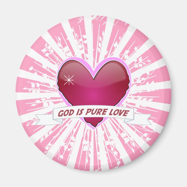 Imán Dios es amor puro (Frente)