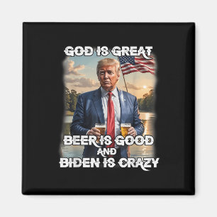 Imán Dios Es Gran Cerveza Es Buena Y Biden Es Loco