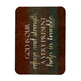 Imán Dios es nuestro Refugio de la Biblia Cristiana Ver