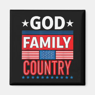 Imán Dios Familia País Conservador Fe Orgullo Americano