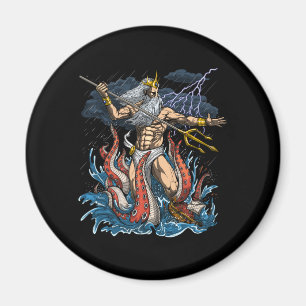 Imán Dios griego Poseidón