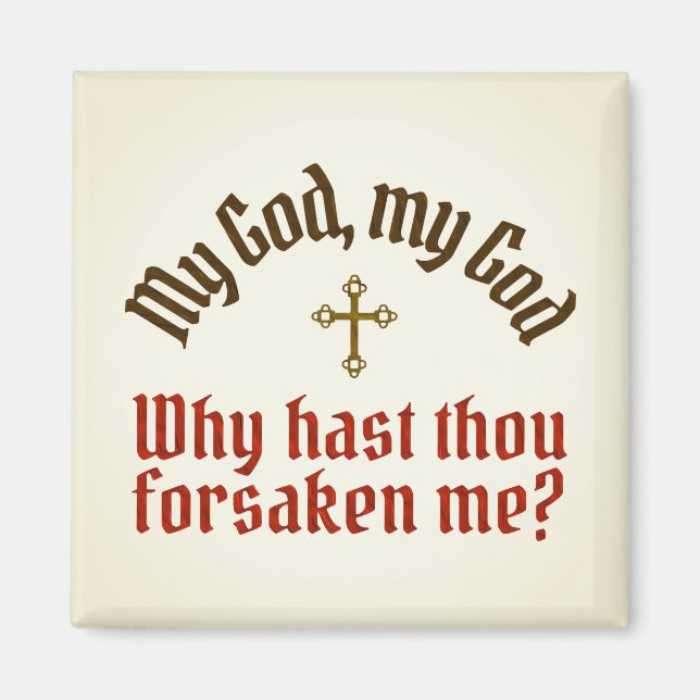 Imán Dios me abandonó (más opciones) - (Frente)