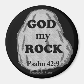 Imán Dios mi rock gotGod316.com Escritura
