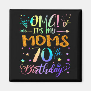 Imán Dios mío, es el 70 cumpleaños de mi mamá, dulce 70