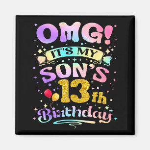Imán Dios mío es el cumpleaños número 13 de mi hijo Fel
