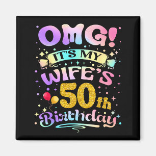 Imán Dios mío, es el cumpleaños número 50 de mi esposa