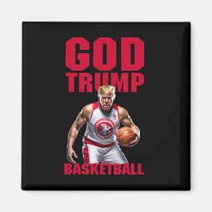 Imán Dios Trump Esqueleto Divertido Trump Patriótico Re