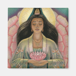 Imán Diosa de Kuan Yin de la compasión