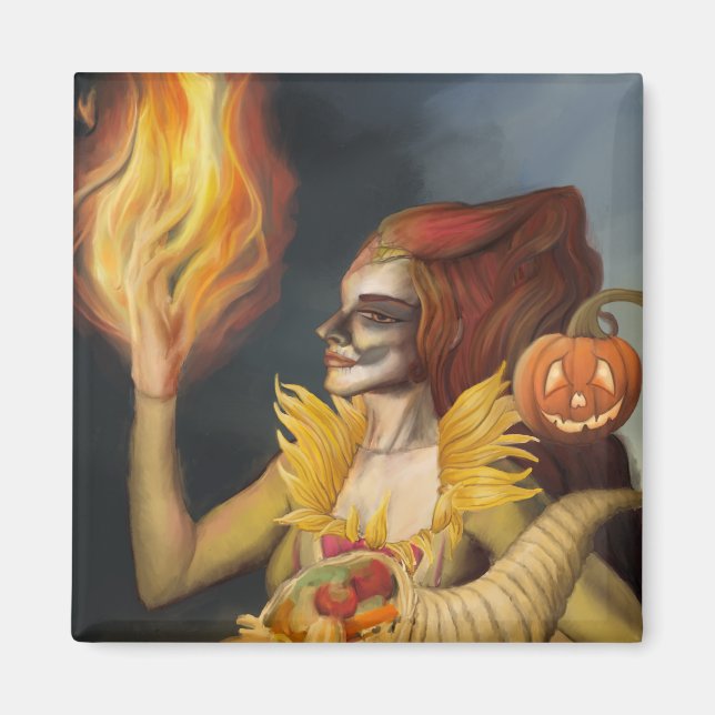 Imán Diosa de Otoño (Frente)