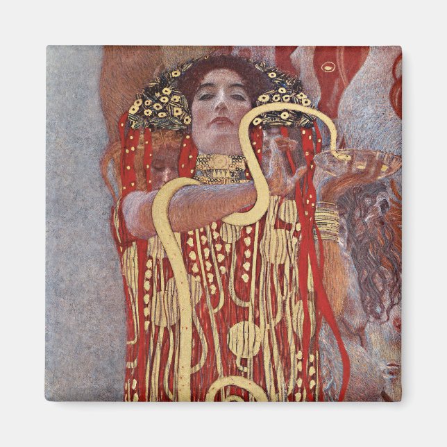 Imán Diosa de Salud, Hygieia (Salus), Gustav Klimt (Frente)