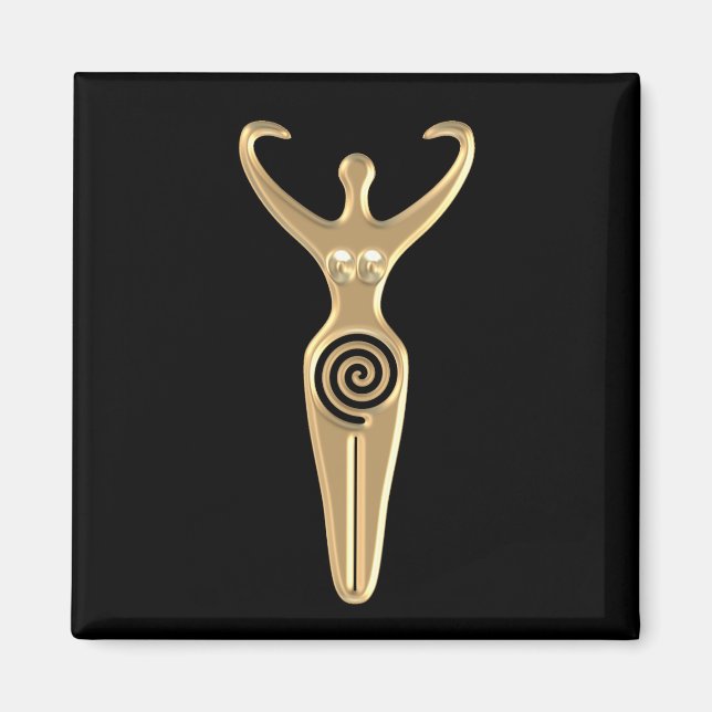 Imán Diosa espiral (Frente)