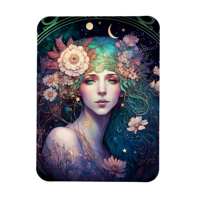 Imán Diosa Fantasy Art Magnet (Vertical)