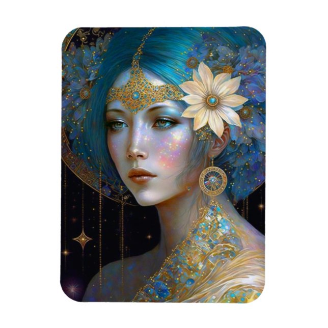 Imán Diosa Fantasy Art Magnet (Vertical)