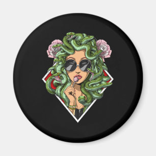 Imán Diosa griega Medusa