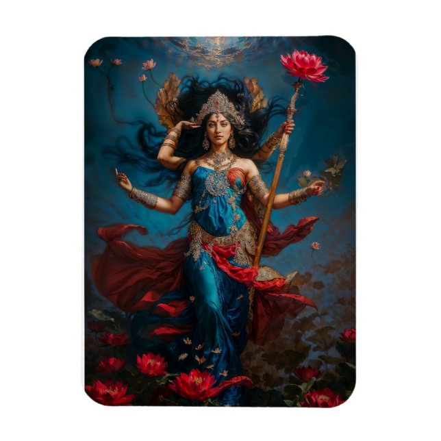 Imán Diosa Lakshmi (Vertical)