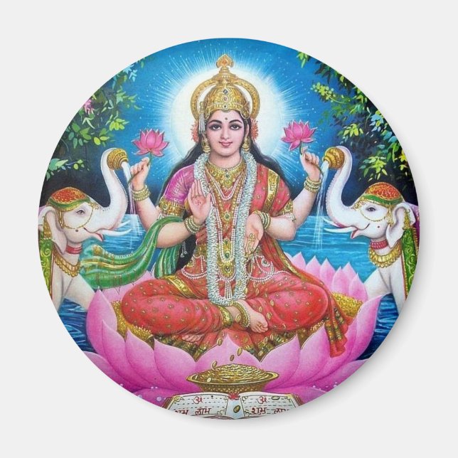 Imán Diosa lakshmi de amor, prosperidad y riqueza (Frente)