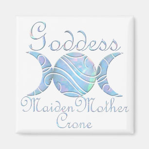 Imán Diosa triple del ópalo de la luna