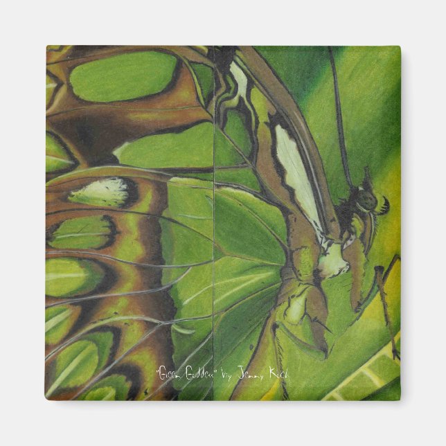 Imán "Diosa Verde" de Jenny Koch (Frente)