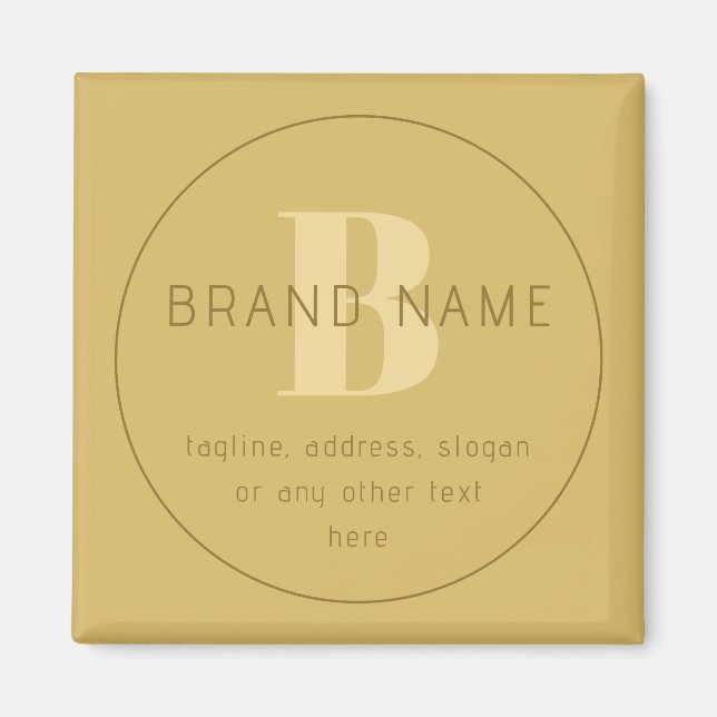 Imán Dirección de devolución minimalista moderna estili (Frente)