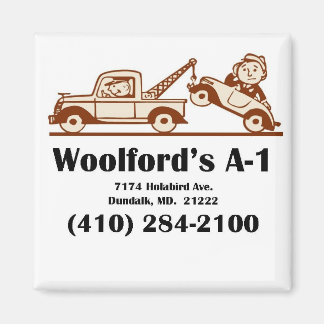 Imán dirección w del logotipo de la camiseta