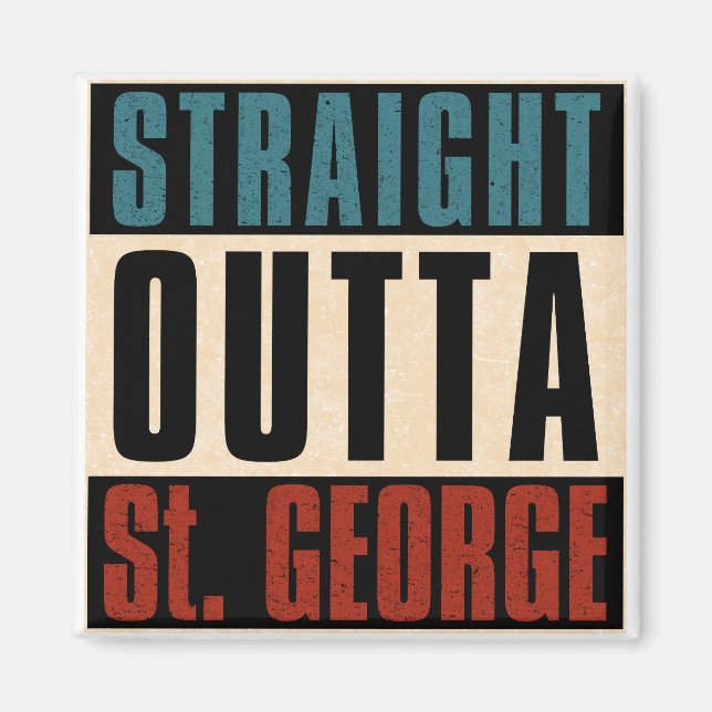 Imán Directamente de St. George Utah UT (Frente)