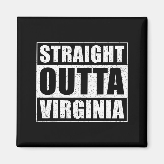 Imán Directamente de Virginia - Divertido Usa Virginia (Frente)