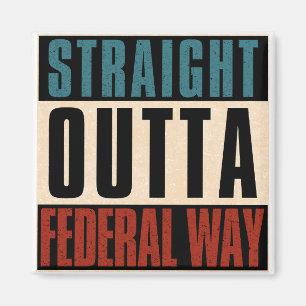 Imán Directamente fuera de la vía federal Washington WA