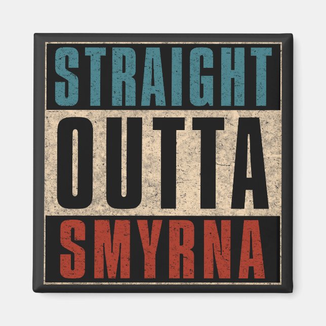 Imán Directamente fuera de Smyrna Georgia GA (Frente)