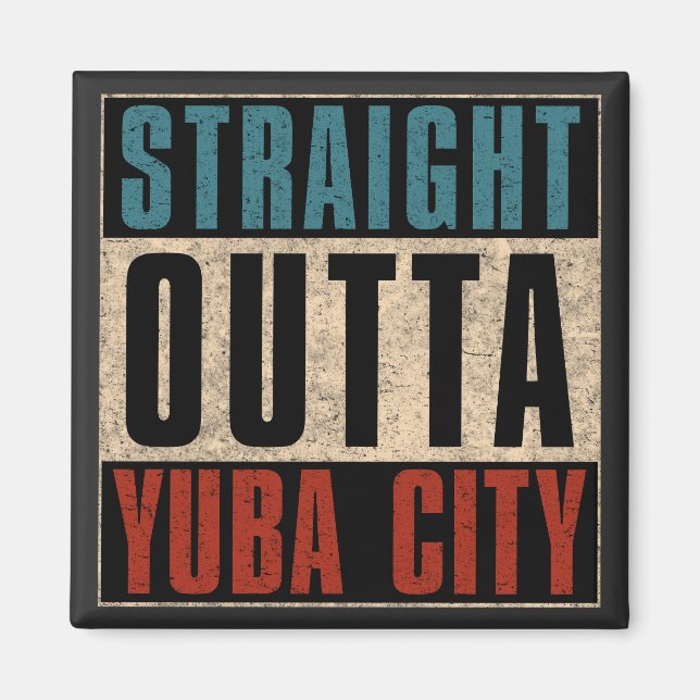 Imán Directamente fuera de Yuba City California (Frente)