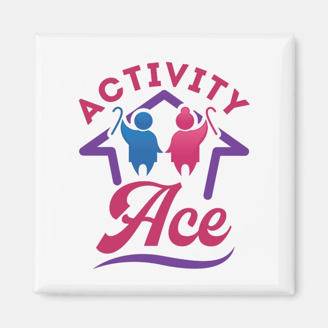 Imán Director de actividades de Actividad Ace (Frente)
