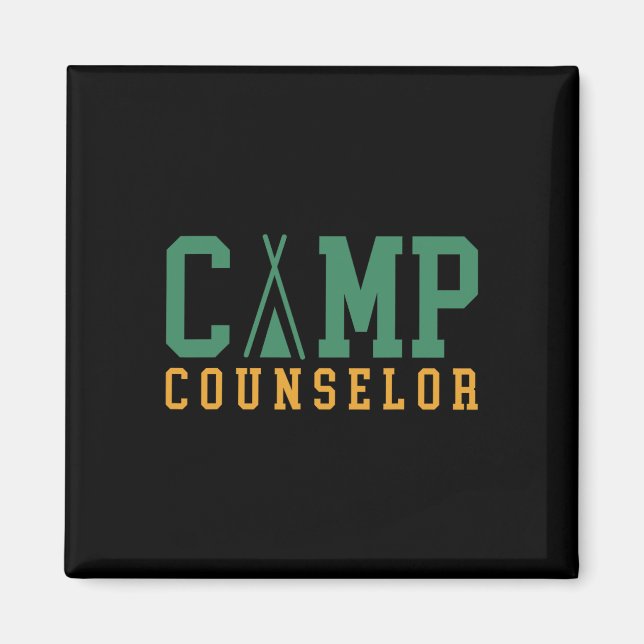 Imán Director de personal de consejero de campamento de (Frente)