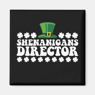 Imán Director de Shenanigans Groovy Día de San Patricio