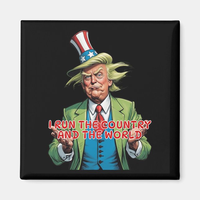 Imán Dirijo El País Y El Mundo Funny Trump (Frente)
