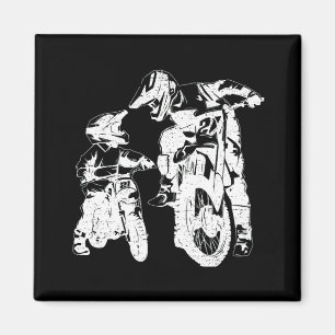Imán Dirt Bike Dad Motocross Motocross Motorcycle Biker
